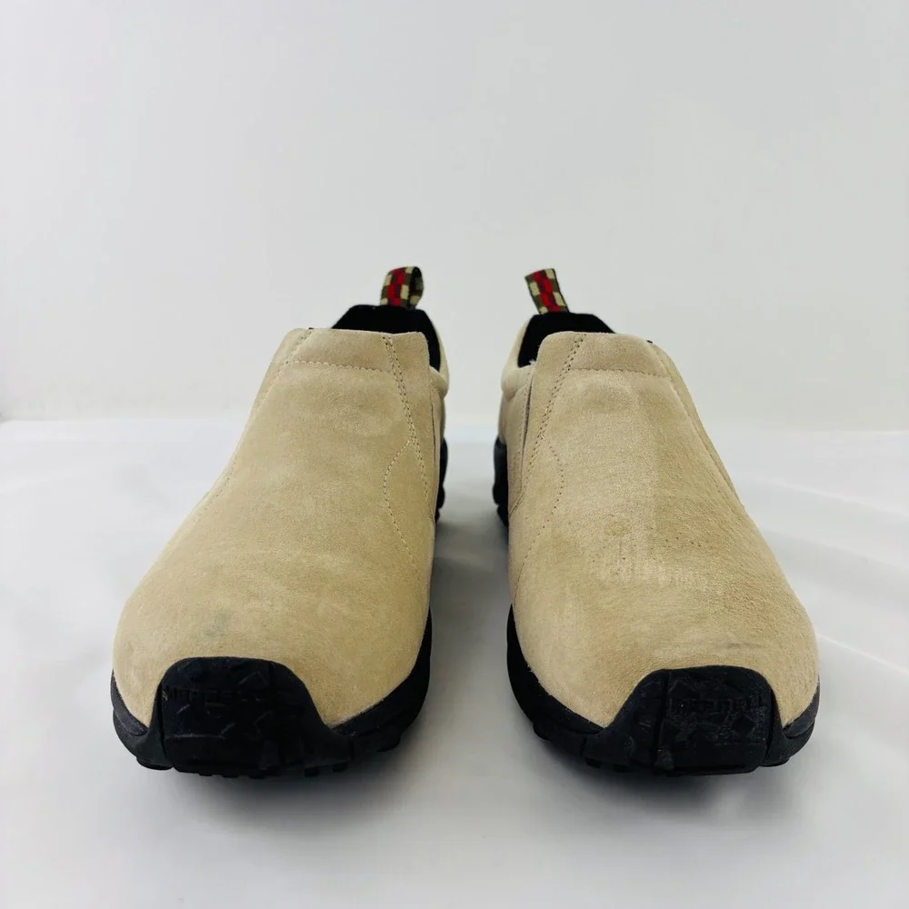 Merrell Jungle Moc Classic Taupe Suede Slip On Trail Shoes Mens Sz 11 J60801